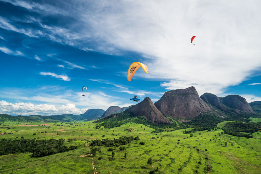 Paragleiten in Baixo Guandu Brasilien